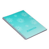 Weihnachtsgeschichten Notebook, Aqua Notizblock (Rechte Seite)