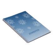 Weihnachtsgeschichten-Notebook, blau Notizblock (Rechte Seite)