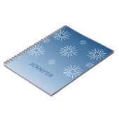 Weihnachtsgeschichten-Notebook, blau Notizblock (Linke Seite)
