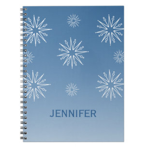 Weihnachtsgeschichten-Notebook, blau Notizblock