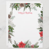 Weihnachtsgeschichten Schreibpapier Grenze (Vorne/Hinten)