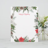 Weihnachtsgeschichten Schreibpapier Grenze (Stehend Vorderseite)