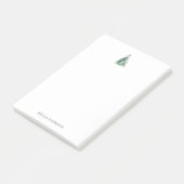 Weihnachtsgeschichten Weihnachtsbaum Personalisier Post-it Klebezettel (angewinkelt)