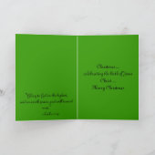 Weihnachtsgeschirr Feiertagskarte (Innenseite)