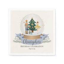 Weihnachtsgeschirr für Geburtstagsfeiern