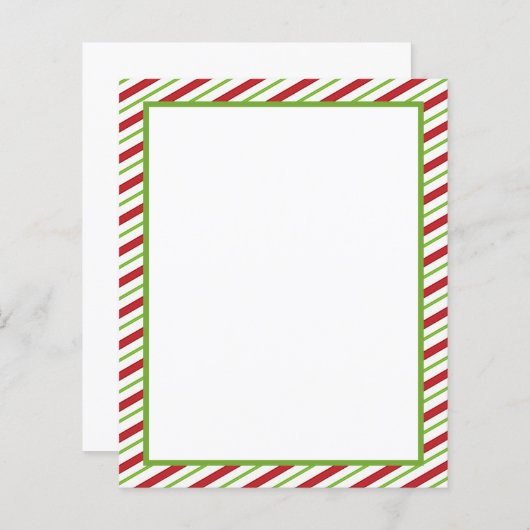 Weihnachtsgeschirr in Rot und Grün (Vorne/Hinten)