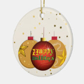 Weihnachtsgeschirr Keramik Ornament (Links)