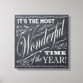 Weihnachtsgeschirr Leinwanddruck (Vorderseite)