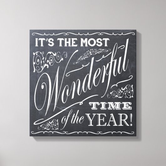 Weihnachtsgeschirr Leinwanddruck (Vorderseite)