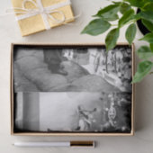 Weihnachtsgeschirr Papier MÄDCHEN SHOP TOYS 1939 (Geschenk)