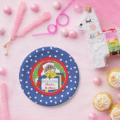 Weihnachtsgeschirr Santa Personalisieren Pappteller (Party)