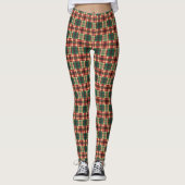 Weihnachtsgeschirr Scheckeffekt Leggings (Vorderseite)