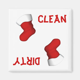 Weihnachtsgeschirrspülmaschine Strumpf Magnet