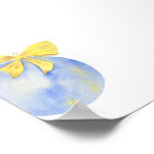 Weihnachtsgeschlecht enthüllt Boy oder Girl Chart Poster (Ecke)