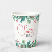 Weihnachtsgeschlecht neutral pappbecher (Rückseite)