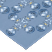 Weihnachtsgeschmack Blau Elegante Holidays Tischdecke (Schrägansicht)