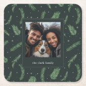 Weihnachtsgeschmack Foto Galerie Rechteckiger Pappuntersetzer (Vorderseite)