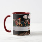 Weihnachtsgeschmack Geburtstag Jesus Comic Stilgef Tasse (Links)