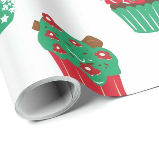 Weihnachtsgeschmack Geschenkpapier (Rolleneckpunkt)
