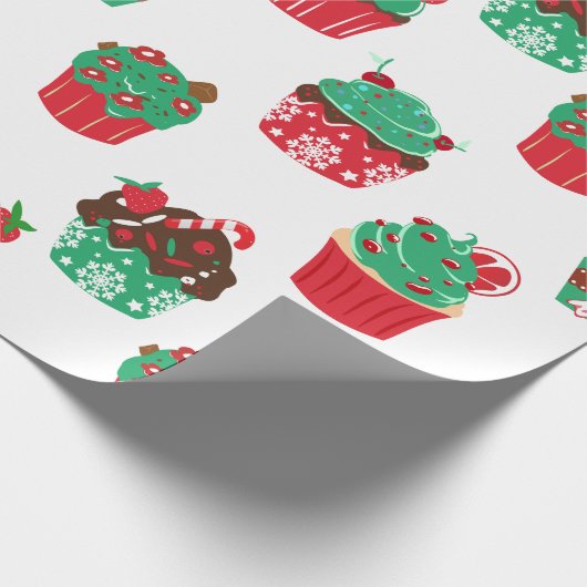 Weihnachtsgeschmack Geschenkpapier (Ecke)