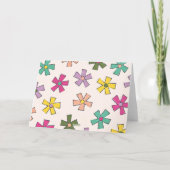 Weihnachtsgeschmack Grußkarte - Orange (Rückseite)