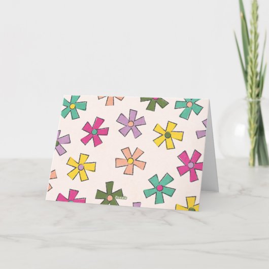 Weihnachtsgeschmack Grußkarte - Orange (Rückseite)