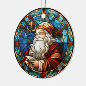 Weihnachtsgeschmack Keramik Ornament (Links)