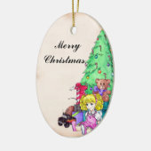 Weihnachtsgeschmack Keramikornament (Links)