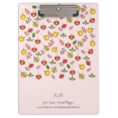 Weihnachtsgeschmack Klemmbrett (Vorderseite)