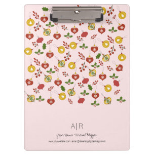 Weihnachtsgeschmack Klemmbrett