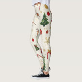 Weihnachtsgeschmack Leggings-Stilvoll zum Feiern Leggings (Links)