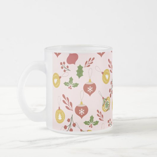 Weihnachtsgeschmack Mattglastasse (Links)