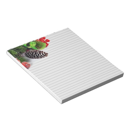 Weihnachtsgeschmack Notizblock (angewinkelt)