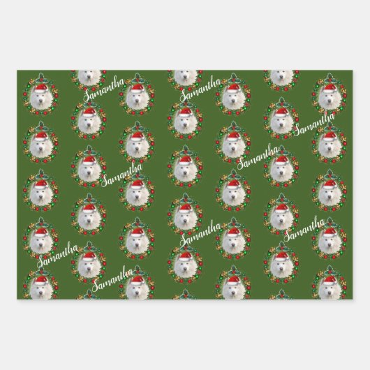 Weihnachtsgeschmack, personalisierte Verpackungsbl Geschenkpapier Set (Vorderseite 2)