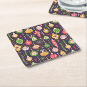 Weihnachtsgeschmack Rechteckiger Pappuntersetzer (angewinkelt)