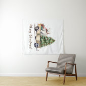 Weihnachtsgeschmack Wandteppich (Beispiel (Horizontal))