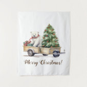 Weihnachtsgeschmack Wandteppich (Vorderseite)