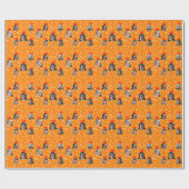 Weihnachtsgeschmuck 6 Foto D-Orange Geschenkpapier (Flach)