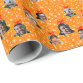 Weihnachtsgeschmuck 6 Foto D-Orange Geschenkpapier (Rolleneckpunkt)