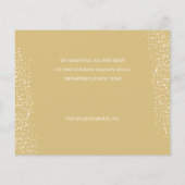 Weihnachtsgeschmuck Business Grußkarten (Rückseite)