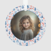 Weihnachtsgeschmuck Foto Akrylus Ornament (Rückseite)