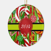 Weihnachtsgeschmuck für das Foto Keramik Ornament (Links)