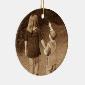 Weihnachtsgeschmuck für Oma im Foto Keramikornament (Rechts)