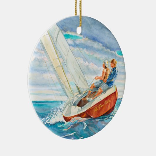 Weihnachtsgeschmuck Keramik Ornament (Rechts)