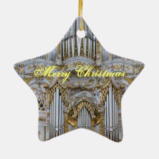 Weihnachtsgeschmuck Keramikornament (Hinten)