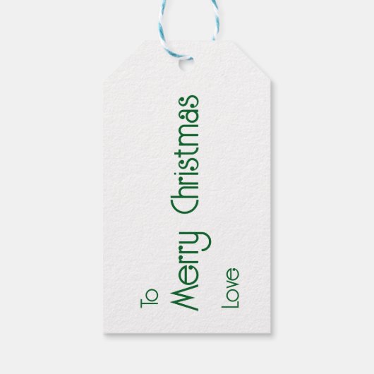 Weihnachtsgeschmuck Muster Grün Geschenkanhänger (Rückseite)