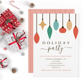 Weihnachtsgeschmuck - Weihnachtsfest - Party Einladung