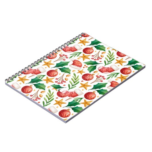 WeihnachtsgeschmuckNotebook Notizblock (Linke Seite)