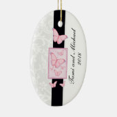 Weihnachtsgeschmuckvorlage für frisch gezapftes Fo Keramik Ornament (Rechts)