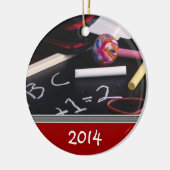 Weihnachtsgeschmuckvorlage von LEACHER Keramik Ornament (Links)